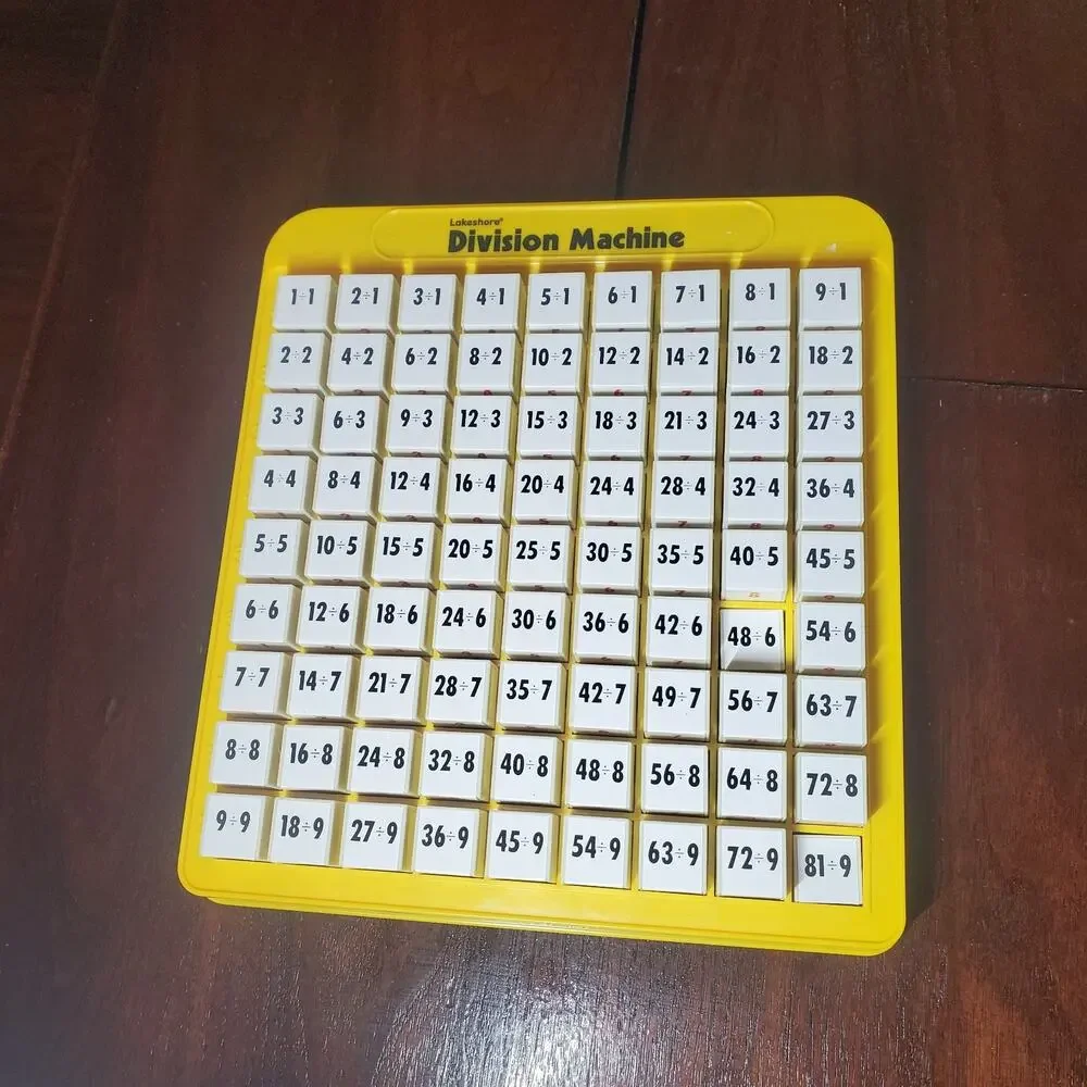 Lakeshore Division Machine Vintage 1993 Math Educational Practice Learning Toy